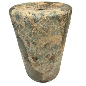 Artisan Crafted Natural Fiber Glass Lamp Shade Pendant Swag Jar Brown